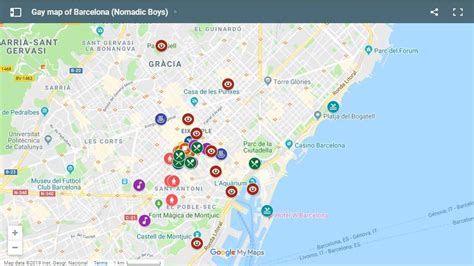 Barcelona Gay Map